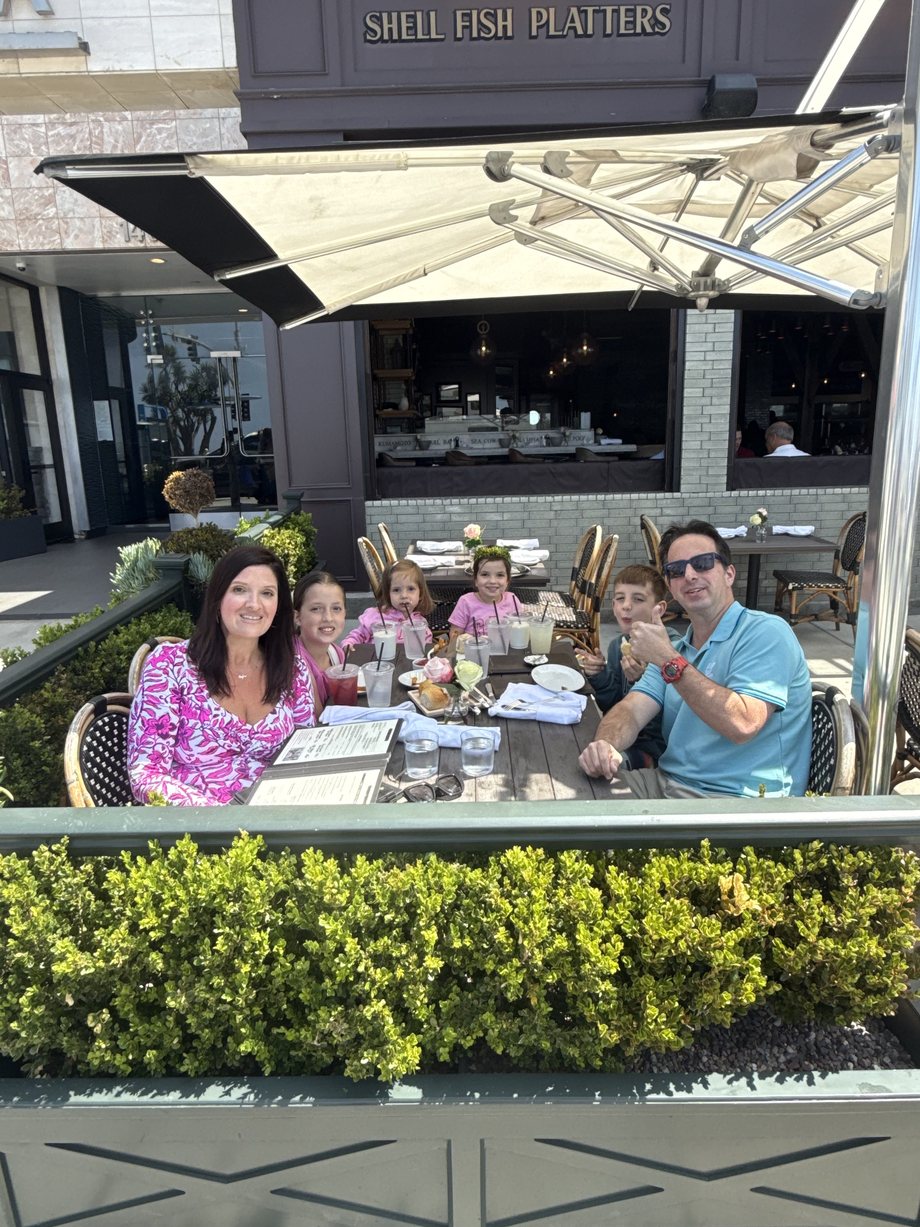 Natalie Epstein with her family